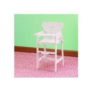   Tiffany Bow Doll High Chair   KidKraft Furniture   61111: Toys & Games