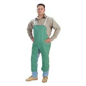  Tillman 6336 9 oz Green Cotton Split Leg Bib Apron 24 X 