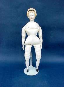   GERMAN REPRODUCTION PARIAN BISQUE SHOULDER HEAD DOLL 12IN  
