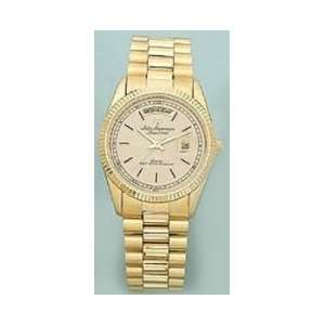  Jules Jurgensen Mens Solid 14KT Gold Watch 6421: Jewelry