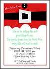 GINGERBREAD MAN Holiday Christmas Party Invitations, Personalized 