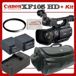  Canon XF105 HD Professional Camcorder with SSE Starters 