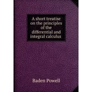   of the differential and integral calculus .: Baden Powell: Books