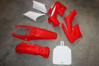   Pit Bike Fairings Plastic Body Kit Parts RED 110cc 125cc 140cc 150cc