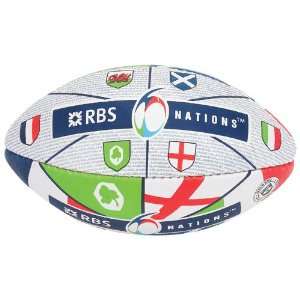  GILBERT RBS SIX NATIONS FLAG MINI BALL: Sports & Outdoors