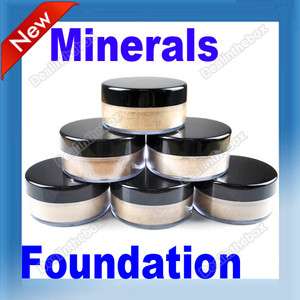   Box Bare Escentuals Minerals Foundation 15g Powder Oil Absorbent Top