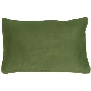  Pillow Decor   14x22 Box Edge Royal Suede Forest Green 