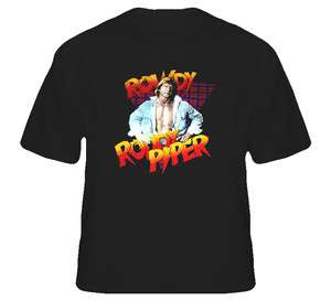 Rowdy Roddy Piper Retro Wrestling T Shirt  