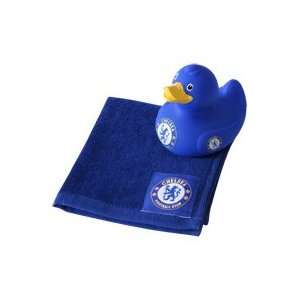   Fc Football Duck and Face Cloth Set Official Bath