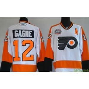  Philadelphia Flyers Ice Hockey Ball Jersey #12 Gagne White 