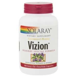  Solaray   Vizion Bilberry, 180 capsules Health & Personal 