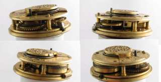 Silver & Enamel Hastings Fusee Verge P Case Watch 1817  