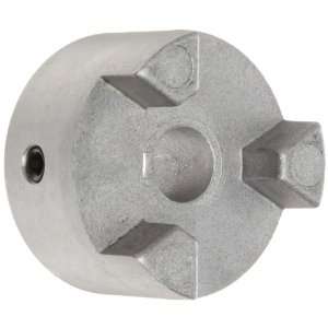  Size AL075 Jaw Coupling Hub, Aluminum, Metric, 8 mm Bore, 44.45 mm 