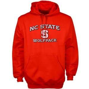  adidas North Carolina State Wolfpack Red Stacked Hoody 