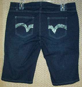 NWT Size 30 Jr Jean Shorts by Yom Yom Dark Blue  
