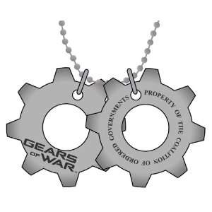  Gears of War COG Necklace Metal GOW COGS Video Games