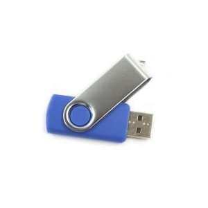  8GB Rotate USB Flash Drive Blue: Electronics
