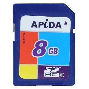  Apida 8GB Class 6 SDHC Memory Card Electronics