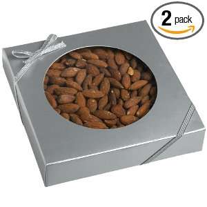 Bergin Nut Company Almonds Whole Roasted & Salted, 12 Ounce Boxes 