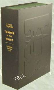 Fitzgerald TENDER IS THE NIGHT Custom Book Box 1st  