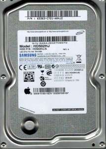 SAMSUNG SPINPOINT HD502HJ 500GB APPLE MAC HARD DRIVE  