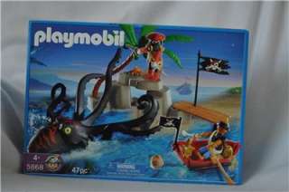 Sealed New NIB Playmobil Octopus Attack Pirate 5868  