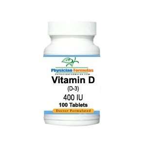 Vitamin D3 (cholecalciferol) Supplement 400 IU, 100 tablets   Endorsed 