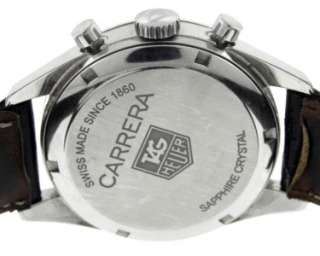 Mens Tag Heuer Carrera CV2115 Mother of Pearl Automatic Chronograph 