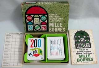 Card Games MILLE BORNES 1962 & NUMBTERS Card 2000  