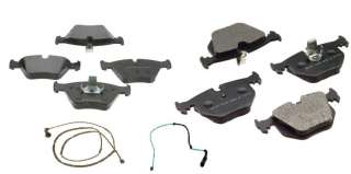   Front & Rear Brake Pads & Sensors E46 330i 330ci 330xi FREE SHIPPING