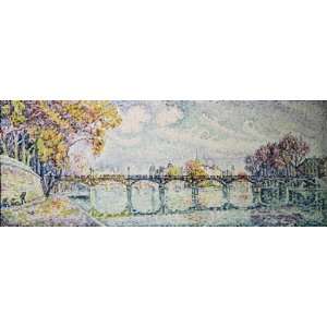  Hand Made Oil Reproduction   Paul Signac   24 x 10 inches 