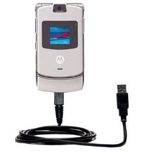  Classic Straight USB Cable for the Cingular RAZR V3 with 