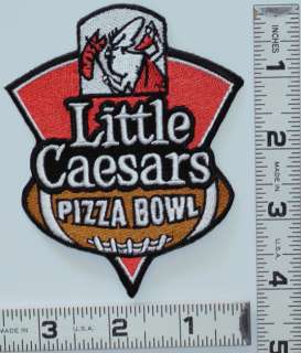 LITTLE CEASERS PIZZA BOWL GAME NCAA FOOTBALL COLLEGE UNIVERSITY CREST 