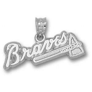  Atlanta Braves 3/8 Sterling Silver BRAVES Tomahawk 