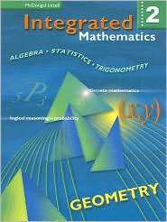 McDougal Littell Integrated Math Student Edition Book 2 2002 