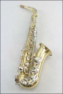 Yamaha AS 100 Gold Lacquered Student Model Eb Alto Saxphone AS100 EXC 