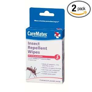  Caremates Insect Wipes, 5 count (Pack of 2) Health 