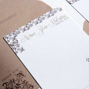   : timeless elegance thank you card + envelope: Health & Personal Care