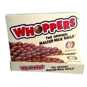 Whoppers Malt Balls, 5 oz movie box, 12 count  Grocery 