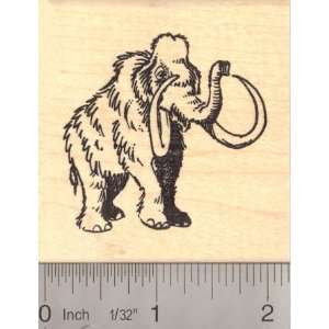  Woolly Mammoth Rubber Stamp (Extinct Megafauna) Arts 