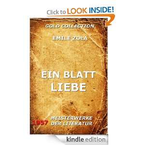 Ein Blatt Liebe (Kommentierte Gold Collection) (German Edition) Emile 