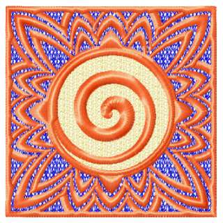 This auction is for 8 quilt motif designs for machine embroidery.