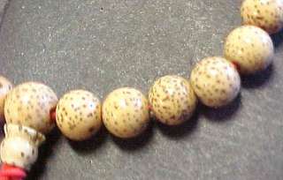 Tibetan Lotus Seed Prayer Bead Bracelet Mala 27 Beads for Dharma 