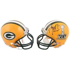   Packers Super Bowl XLV Champions Aaron Rodgers Autographed Mini Helmet