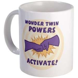  Wonder Twins Funny Mug by CafePress: Kitchen & Dining