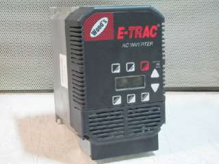 TB WOODS XFC2005 0B E TRAC 3 PHASE AC INVERTER DRIVE 5HP MICRO 