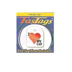  FasTags I Love My Cat Do it yourself Pet ID Tag Pet 