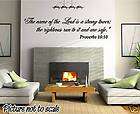 NICE BIBLE quote Vinyl Wall Graphic THE PERFECT TOUCH