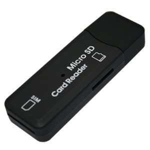   USB 2.0 GSM Cell Phone SIM Card TF/Micro SD Reader Writer: Electronics