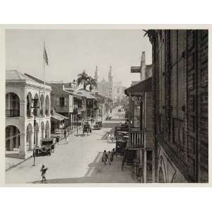  1931 Street Port au Prince Haiti People Vintage Cars 